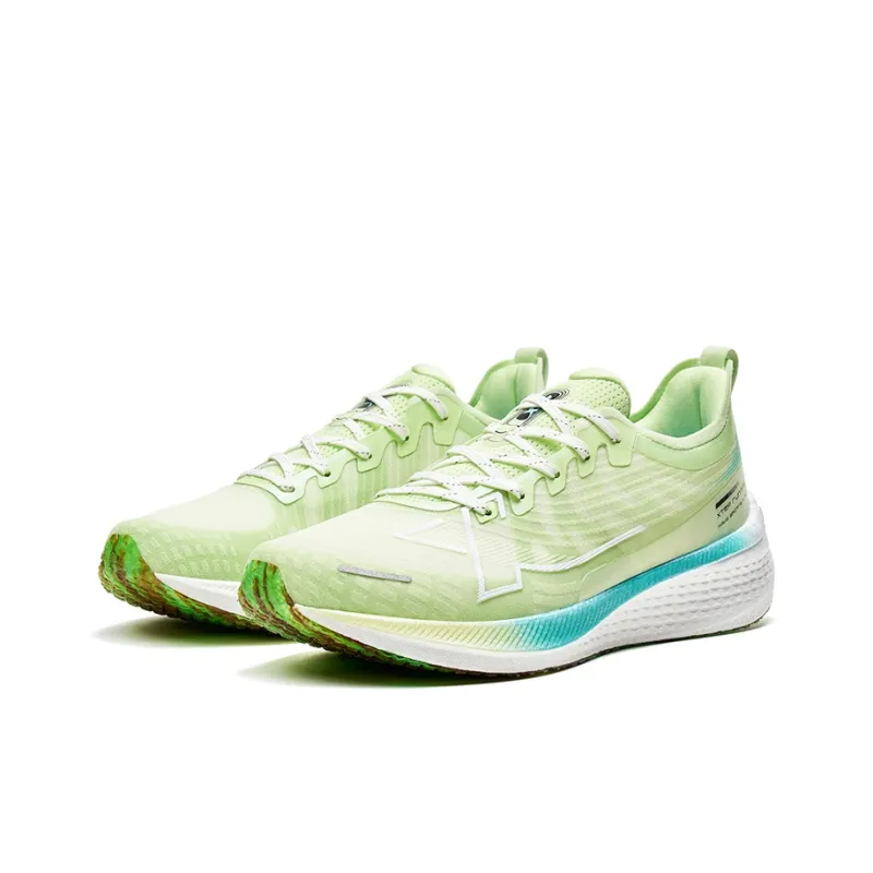 XTEP Two Thousand Kilometers 1.0 Anti Slip Wear Resistant Low Top Running Shoes Men's Jelly Green-2