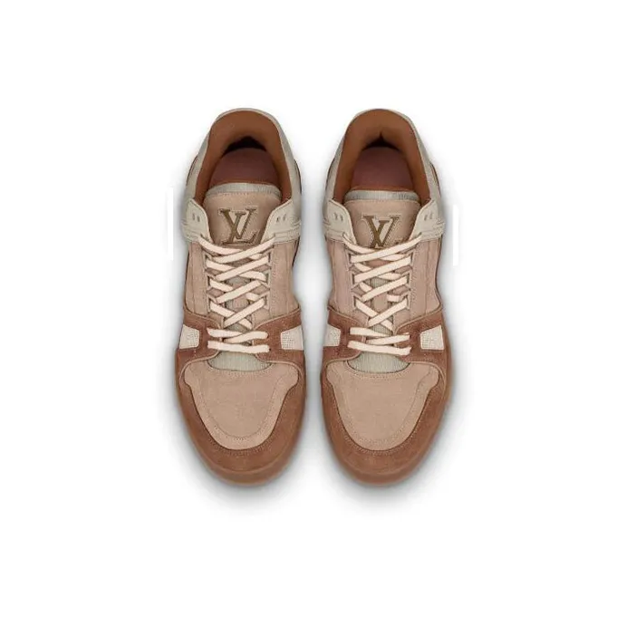 LOUIS VUITTON Trainer Beige Brown-3