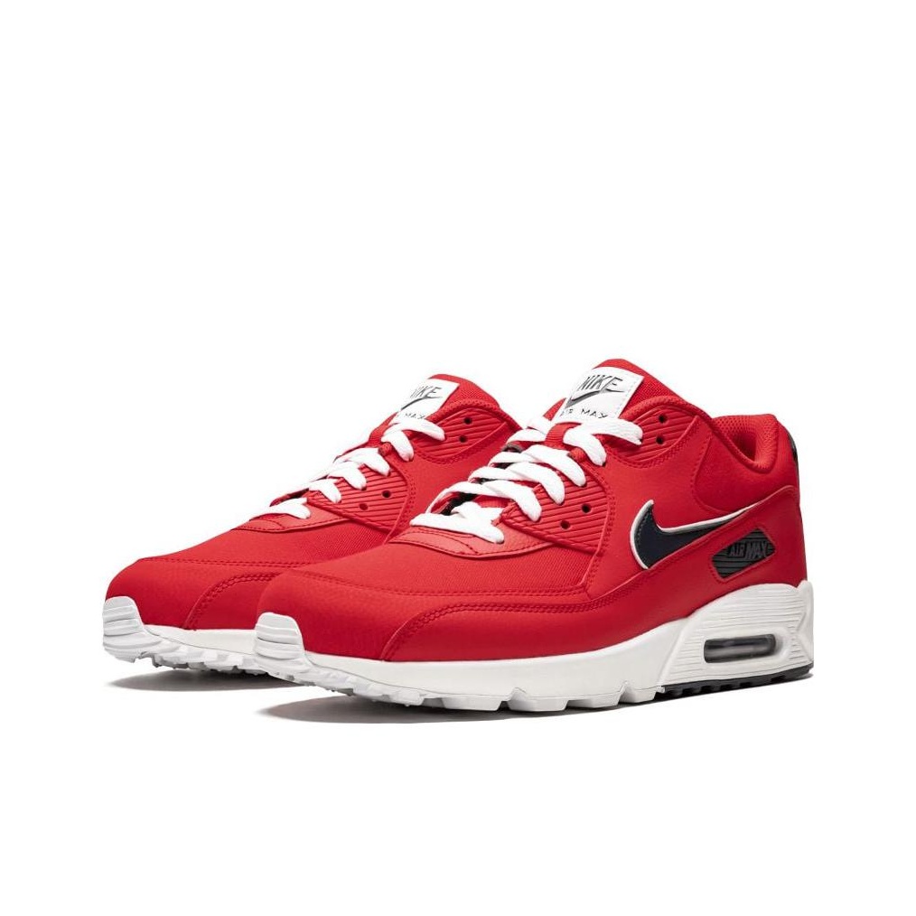 Nike Air Max 90 University Red University Red Blackened Blue White US M 9.5 POIZON