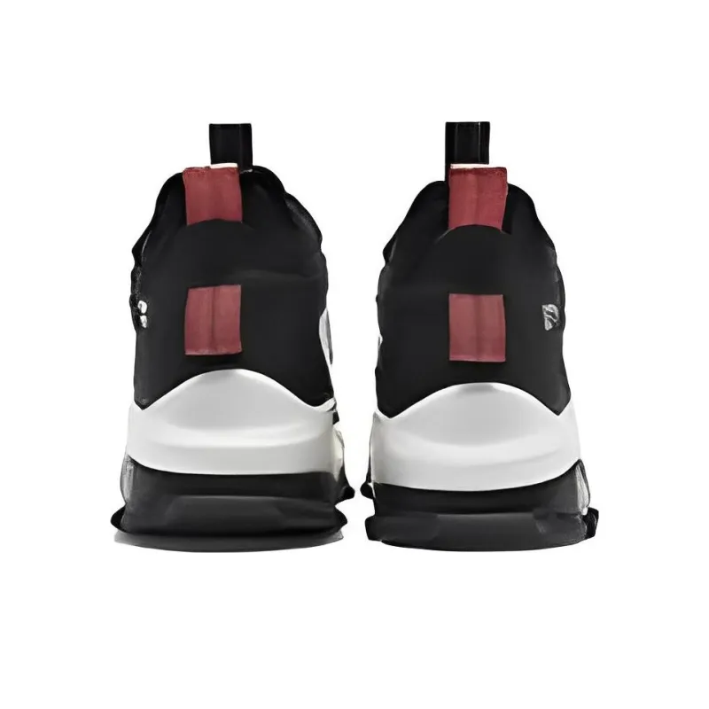 XTEP Red Rock Daimian Cushioning Abrasion Resistant Thermal Mid Top Sports Casual Shoes Men's Black White Gray-3