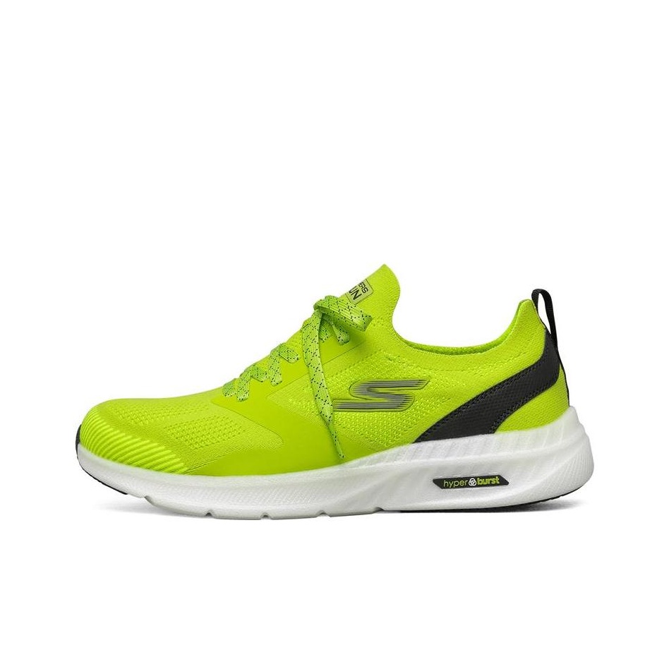 Neon green skechers online