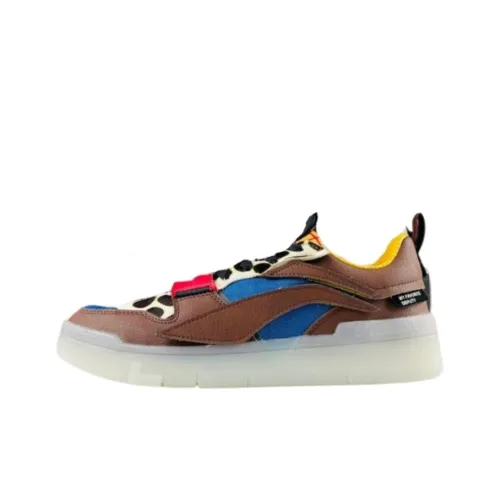 Disney x LiNing Wave Toy Story Slip Resistant Cushioning Wear Resistant Low Top Skateboard Shoes Unisex Brown