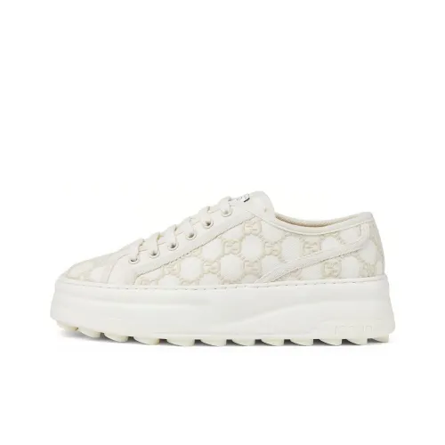 GUCCI Women's Tennis 1977 Low 'Off White GG Embroideries'