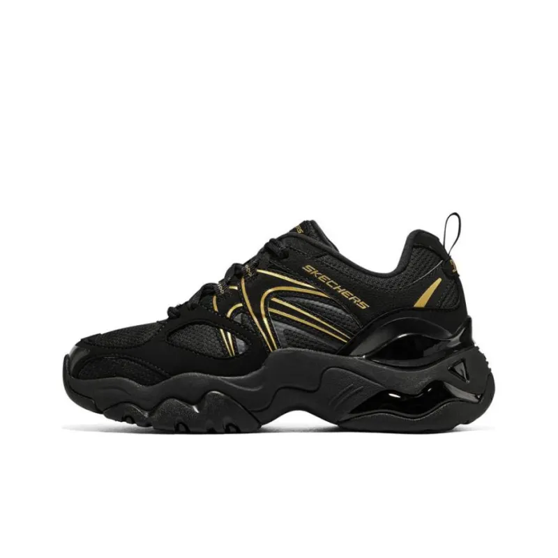 Skechers DLites 3.0 Air Sneakers 'Black Gold' Women's-0