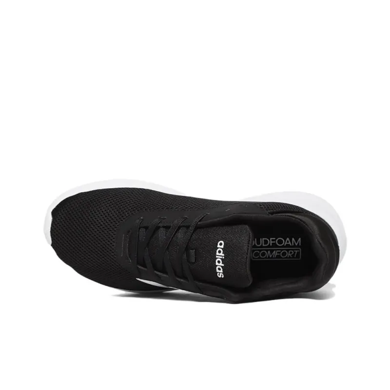 Adidas Cloudfoam Anti-Slip And Wear-Resistant Breathable Low-Top Casual Running Shoes Men's Black White-3