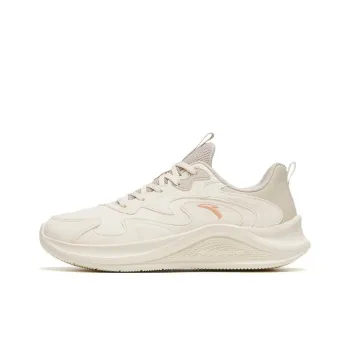 Anta Walk Anti Slip Wear Resistant Low Top Running Shoes Women's Gray White Pink