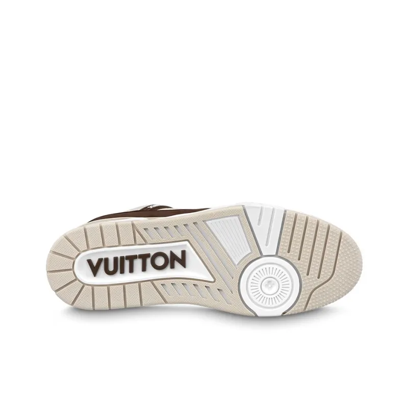 LOUIS VUITTON Lv Trainers 'Beige Brown'-4