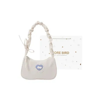 CORE BIRD Canvas Bag Shoulder Bags Women's Black/White/Green/Fuchsia/Orange