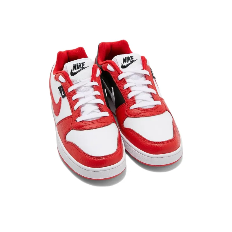 Nike Ebernon Low Prm White University Red Black-2