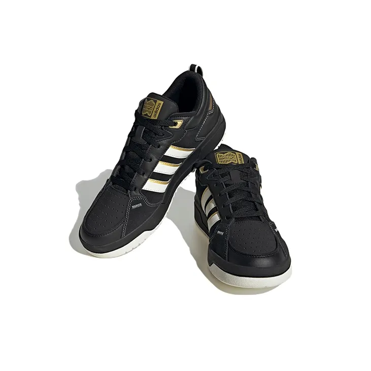 Adidas Neo 100DB 'Black White Goldyellow'-2