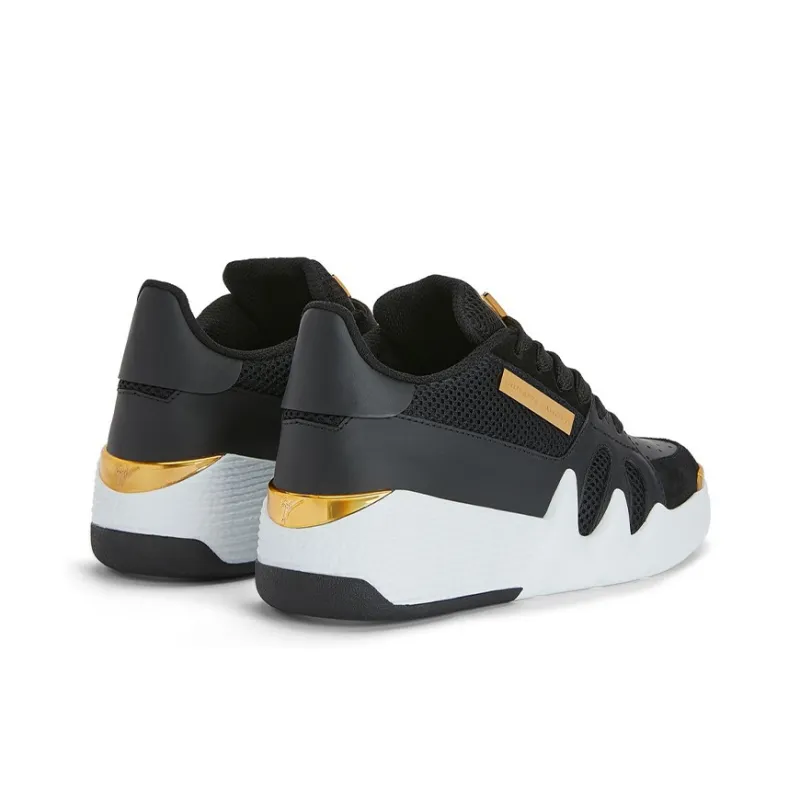 Giuseppe Zanotti/GZ Talon Low Top Stylish Skateboarding Shoes Women's Black White-3