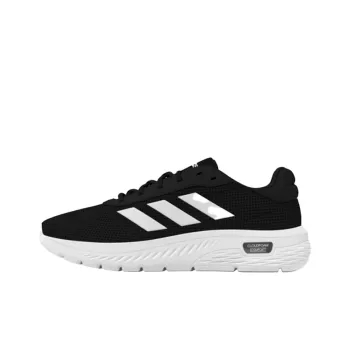 Adidas Cloudfoam Anti-Slip And Wear-Resistant Breathable Low-Top Casual Running Shoes Men's Black White