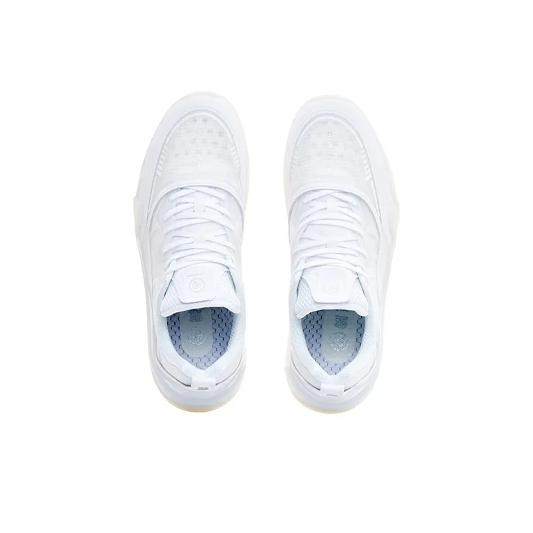 LiNing LINGTENG Skateboard Shoes Men Low Top Standard White-2