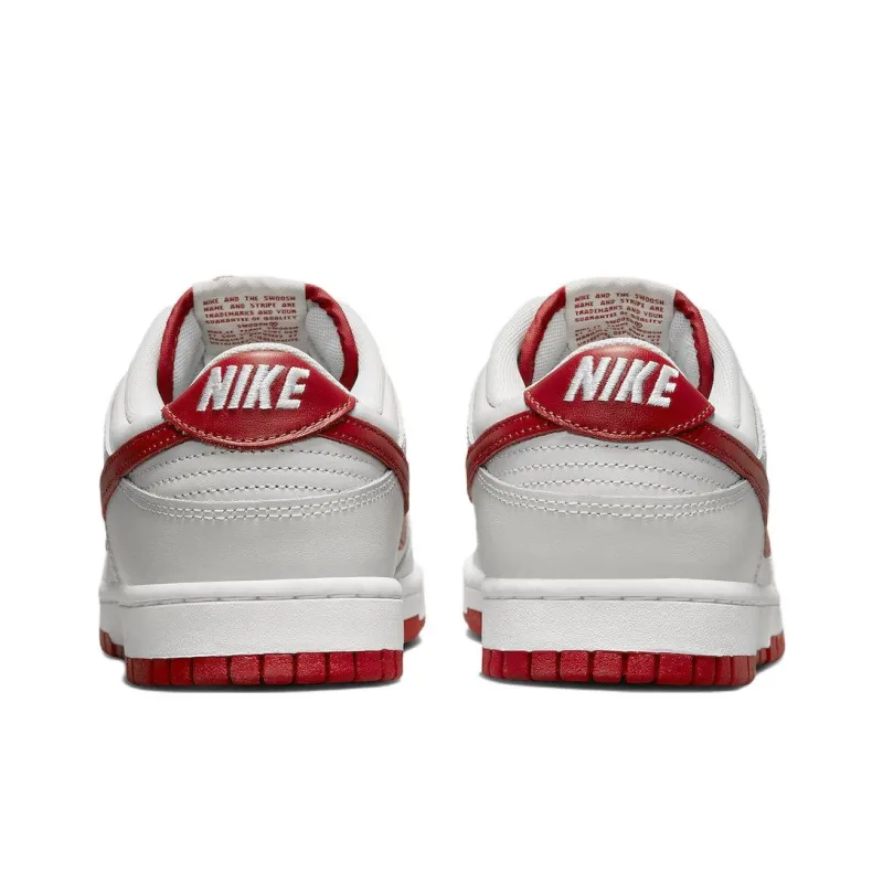 Nike Dunk Low Vast Grey Varsity Red-4