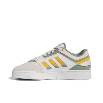 Adidas Originals Drop Step Low Shoes 'Crystal White Yellow Silver Green'