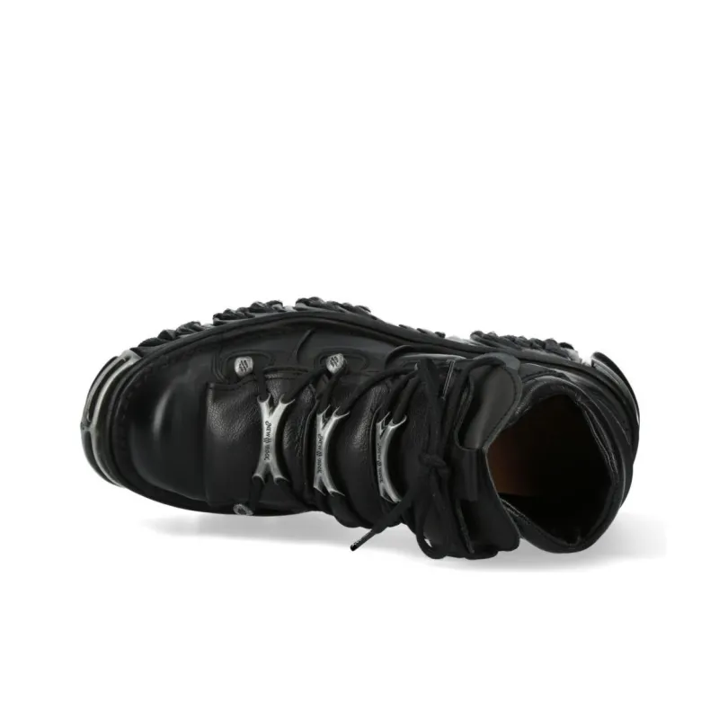 NEW ROCK Low-Top Casual Shoes Unisex Black-6