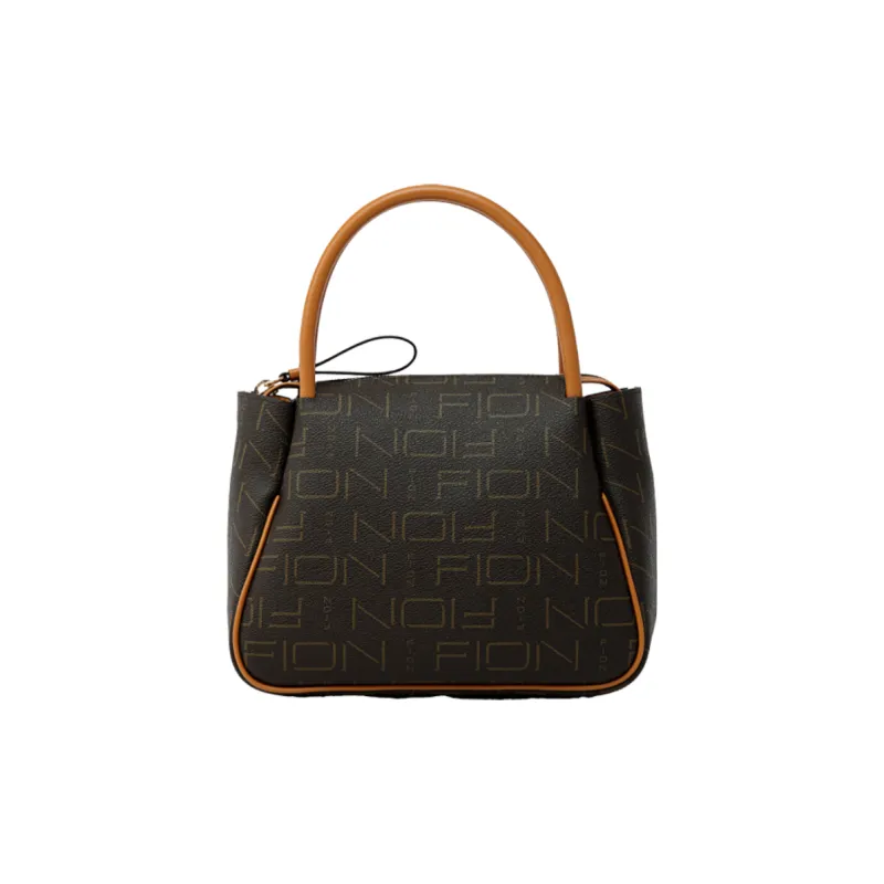 FION Canvas Portable Crossbody Bag, Shoulder Bag Regular Women's Coffee/Camel-3
