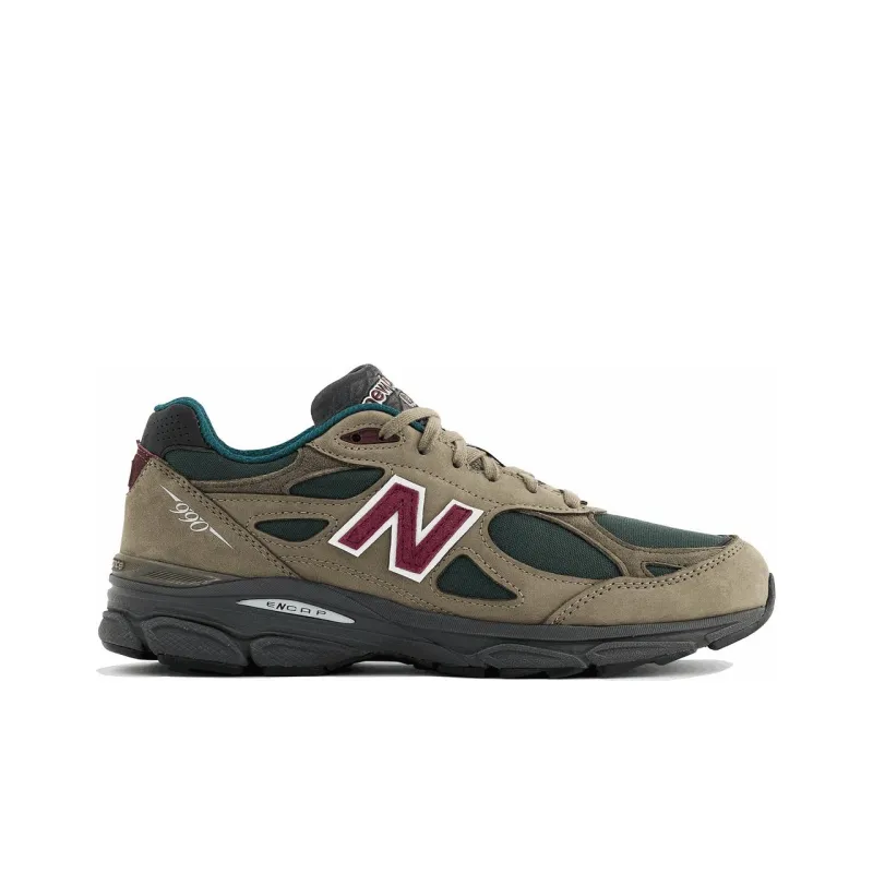 New Balance 990v3 MiUSA Teddy Santis Green Purple-1