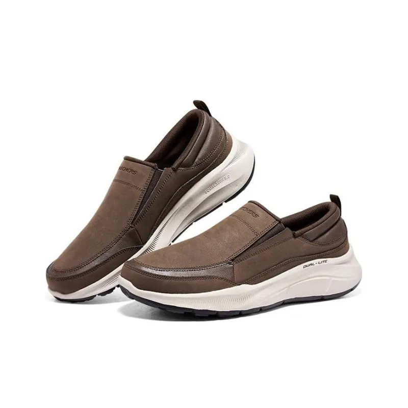 Skechers Equalizer 5.0 Non slip Lightweight Low Top Casual Shoes Men's Chocolate-2