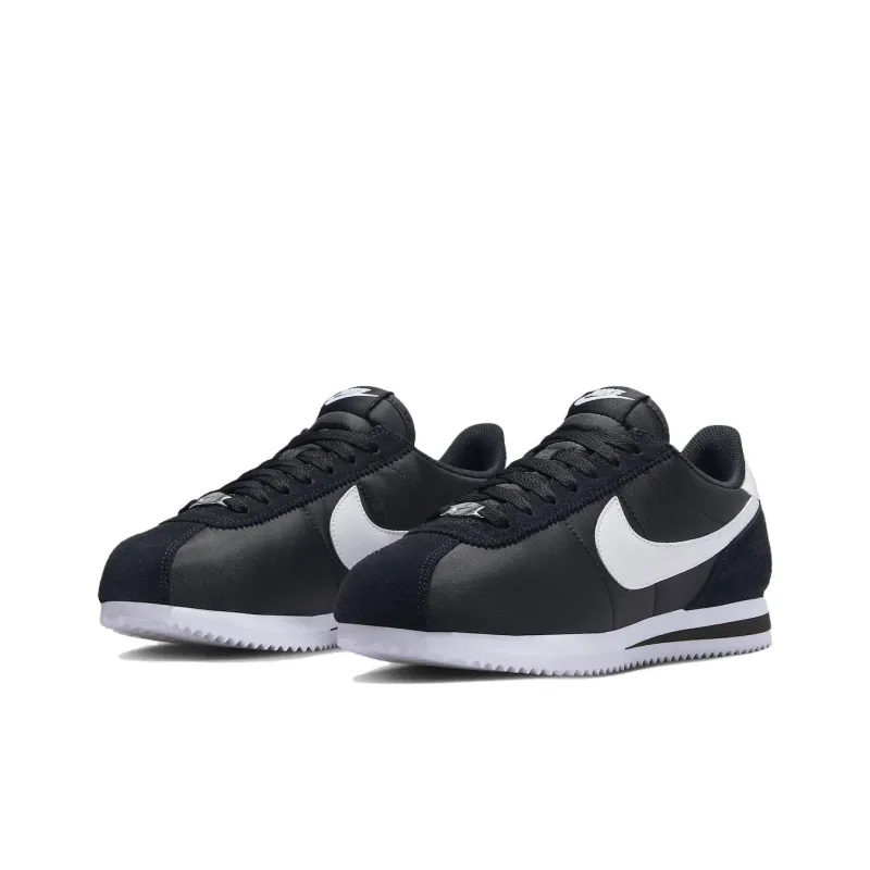 Nike Cortez Nylon Black White Women's-2