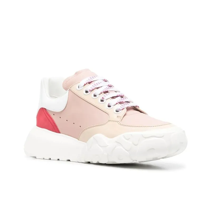 Alexander McQueen Court Trainer Slip Resistant Low Top Sports Casual Shoes Women's Multicolor-2