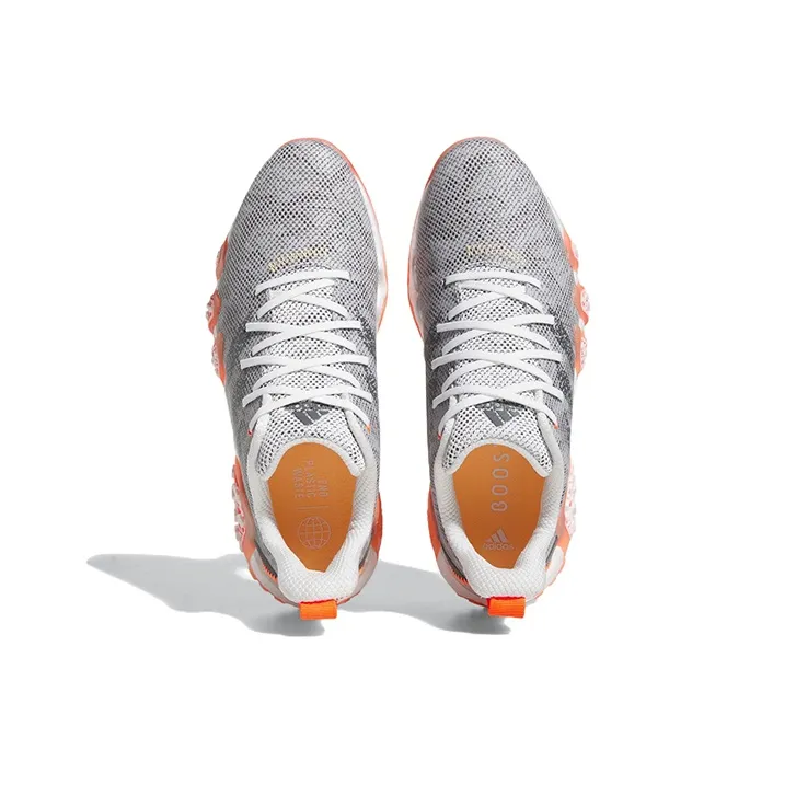 Adidas Codechaos 22 Lace Golf Shoes 'Grey Orange'-4