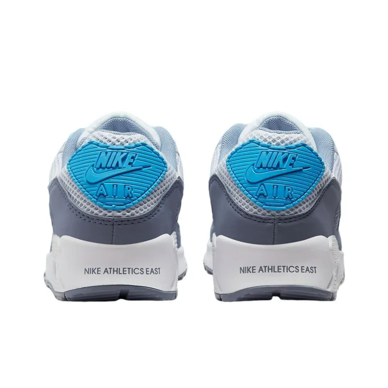 Nike Air Max 90 'Athletics East' Cushioning Anti Slip And Wear Resistant Low Top Sports Casual Shoes Blue White-4