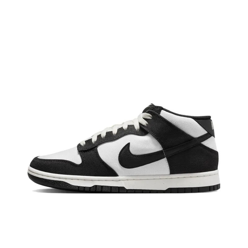 Nike Dunk Mid Canvas Panda-0