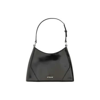 Staud Linda Logo Lettering Shoulder Bag