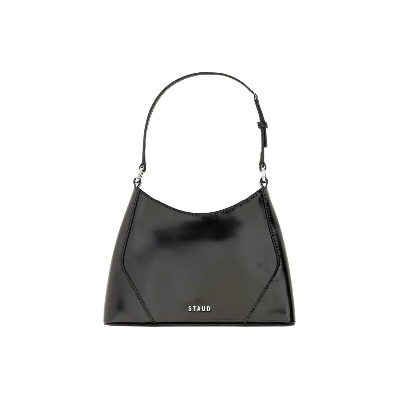 Staud Linda Logo Lettering Shoulder Bag-0