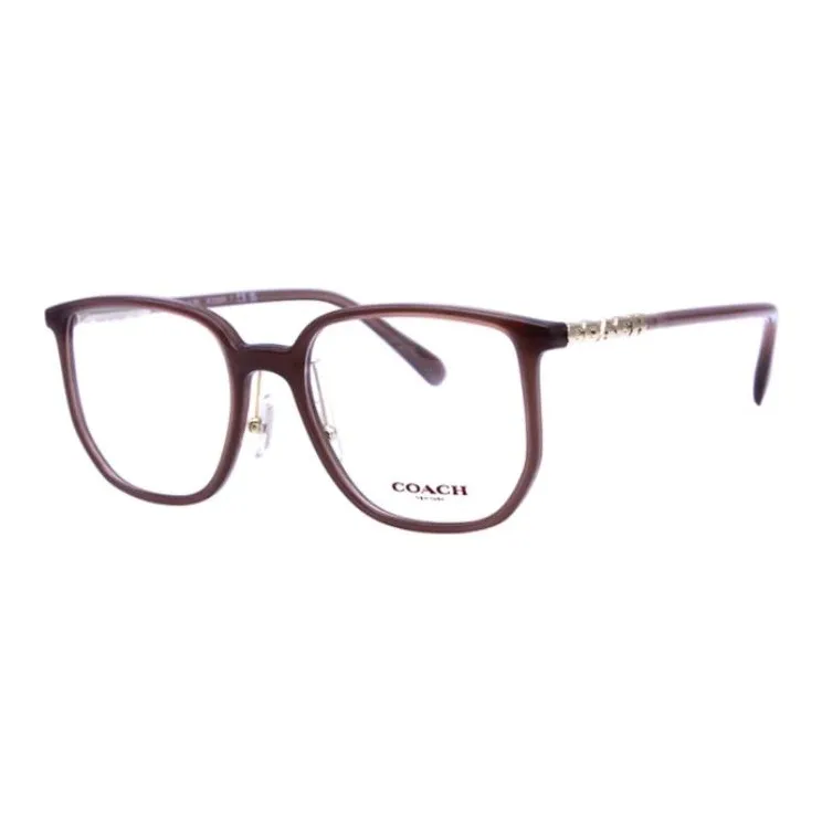COACH Plate Frame Square Eyeglass Frames Unisex Dusty Pink-0