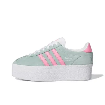 Adidas Originals Gazelle Up Hazy Green Bliss Pink Women's