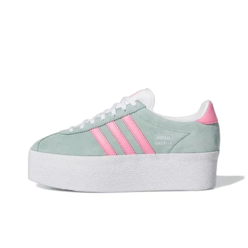 Adidas Originals Gazelle Up Hazy Green Bliss Pink Women's