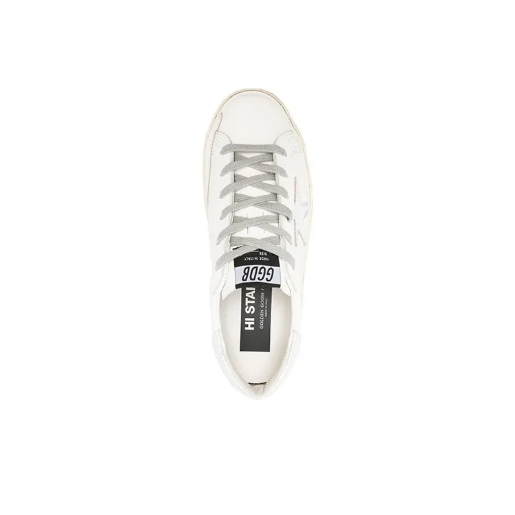 Golden Goose Hi Star Stylish Skateboarding Shoes Women's White-2