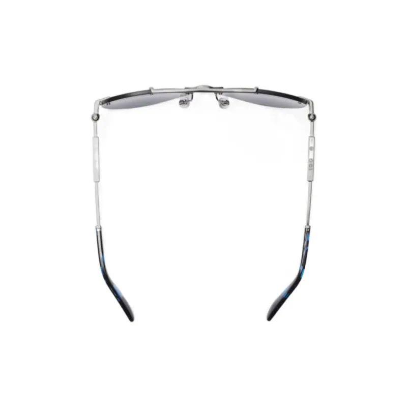 Burberry Metal Aviator Sunglasses Unisex Silver-2