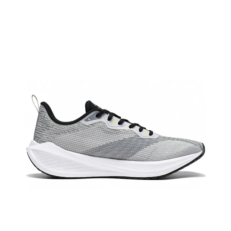 LiNing Wuyue Shock Absorbers Slip Resistant, Abrasion Resistant, Breathable Low Top Running Shoes Men's Shark Gray-1