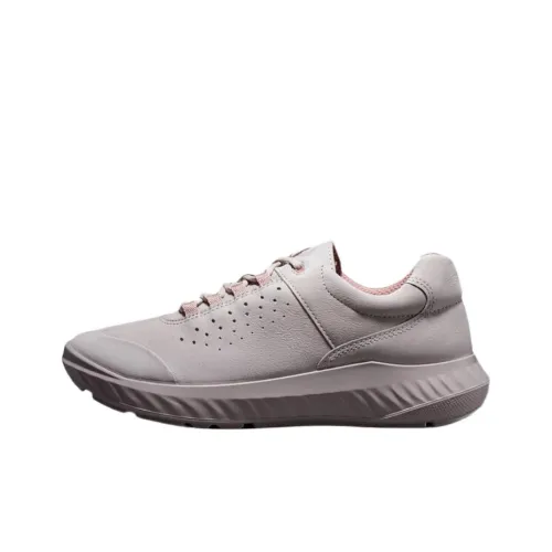 Ecco Fit For Action Casual Shoes Women's Low-Top Gray Pink