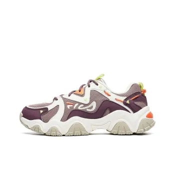 FILA Fluid 4 Cat Claw Fashion Shoes 'White Purple' Women's