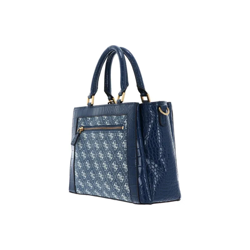 GUESS Cotton Shoulder Bag Crossbody Bag Handbag Regular Women's Blue-3