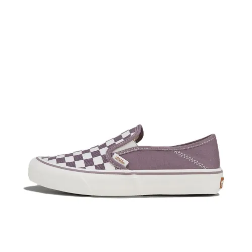 Vans Slip-on Skateboard Shoes Unisex Low-Top Purple/White