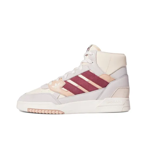 Adidas Women's Drop Step SE 'Ecru Tint Quiet Crimson'