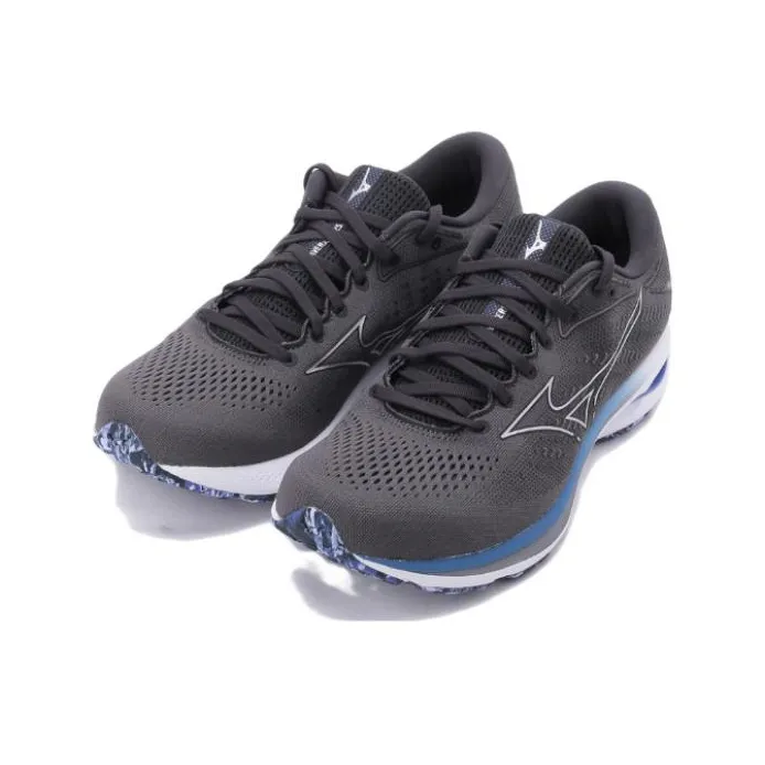 Mizuno Wave Rider 25 4E Wide 'Grey Blue'-2