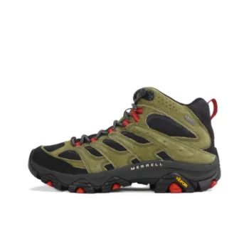 MERRELL MOAB 3 Shock-absorbing And Waterproof High-Top Trekking Shoes Men's Green