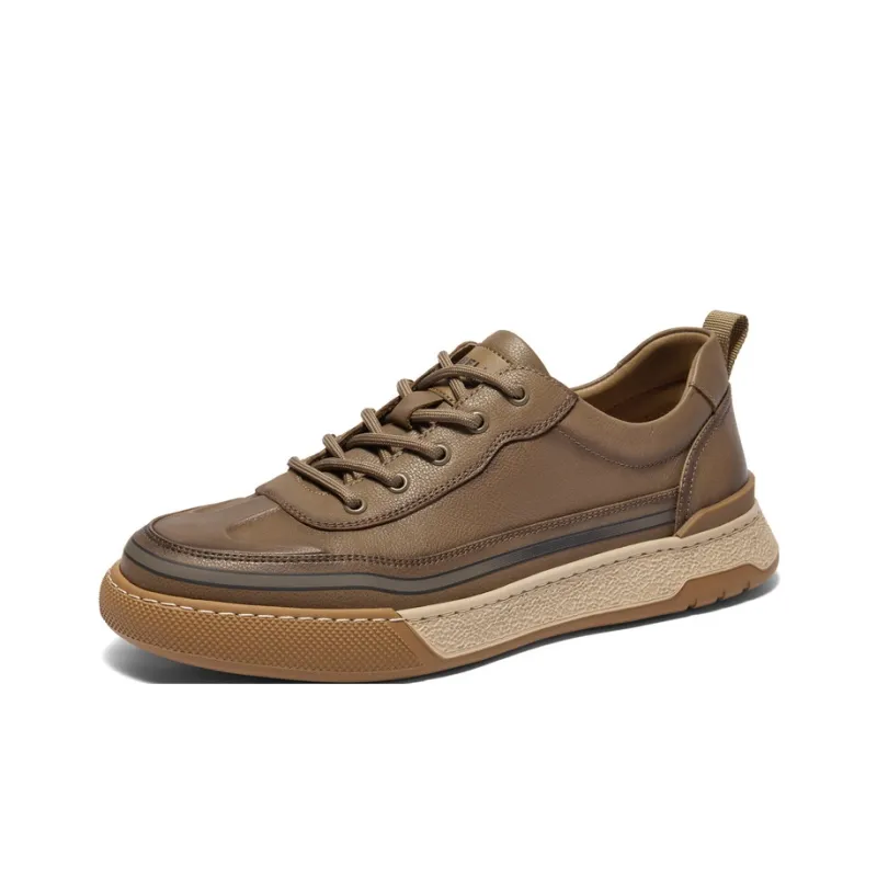 BELLE Work Boots Men's Khaki, Black-1