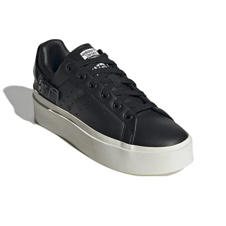 Adidas Stan Smith Bonega Core Black Gold Metallic Women's-2