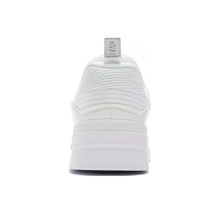 LiNing 001 BTC BTC Non slip Lightweight Low Top Skateboard Shoes Men's White-5