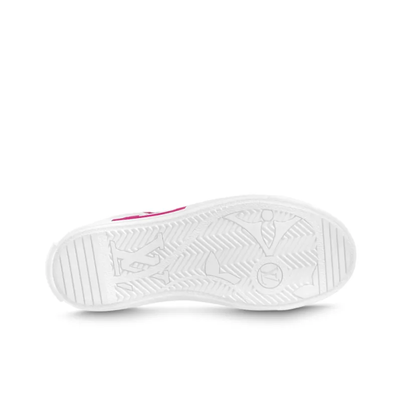 LOUIS VUITTON Charlie Sneakers 'White Fuchsia' Women's-4