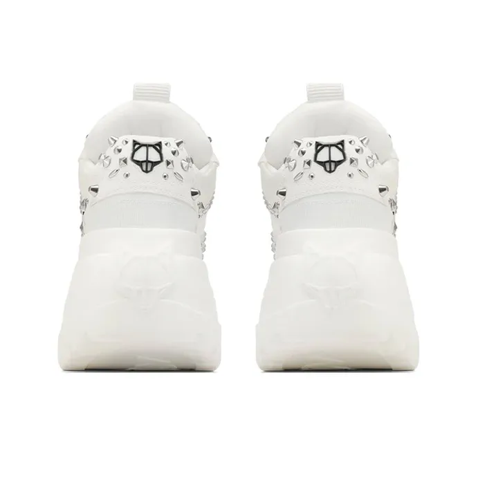 Naked Wolfe Fantasy Height Increasing Low-Top Sports Casual Shoes Women's White-4