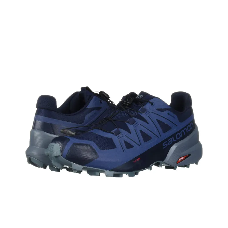 SALOMON CROSS Non slip And Sweat wicking Low Top Outdoor Shoes Unisex Dark Blue-2
