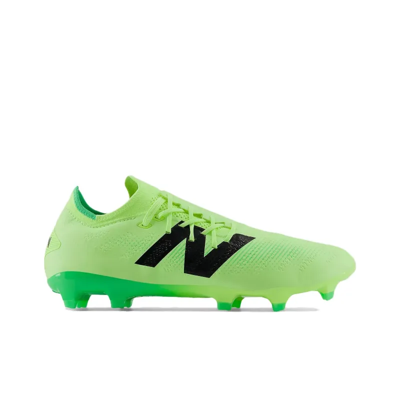 New Balance Furon V7 FG Rubber Long Studs Firm Ground Support Lightweight Soccer Shoes Unisex Green-1